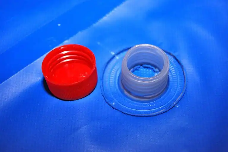 Heat sealed threaded cap