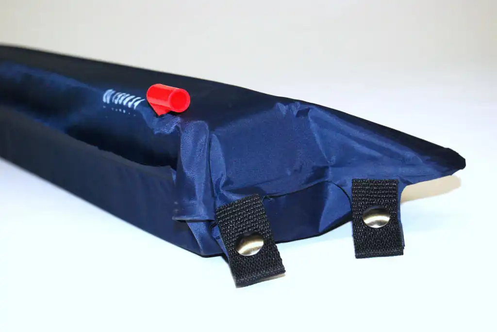 Inflatable patient cushion