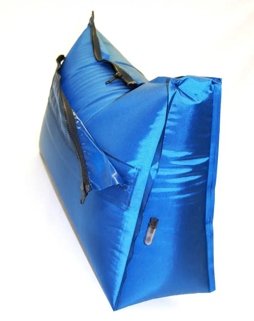 Inflatable patient cushion